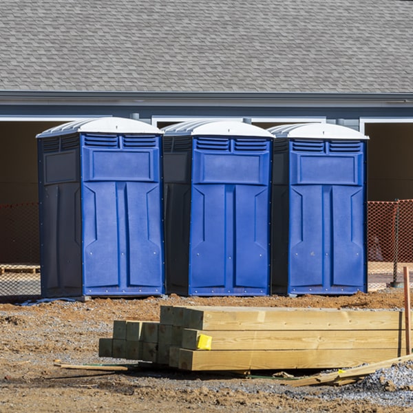 what is the maximum capacity for a single portable toilet in Cherry Hill Mall